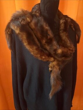 Vintage Mink Fur Stole